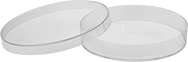 Image of Product. Front orientation. Petri Dishes. Round.