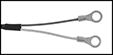 Image of Attribute. Ring Terminals. Side1 orientation. ZoomedIn view. Contains Border. Ring Terminal Thermocouple Connection. Bayonet-Mount Thermocouple Probes for Surfaces .
