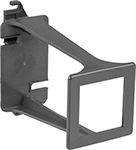Image of Product. Front orientation. DIN Rail Mounting Adapters. On/Off Temperature Controllers, Mounting Fasteners Not Included.