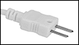 Image of Specification. Flat-Pin Mini Connector. Front orientation. ZoomedIn view. Contains Border. Flat-Pin Mini Thermocouple Connector. Thermocouple Probes for Solids , Probes with Cable.
