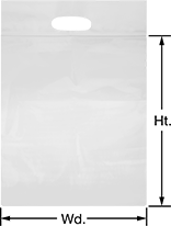 Image of Product. Front orientation. Contains Annotated. Resealable Bags. Resealable Bags, Resealable Bags with Hang-Up Handle.
