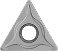 Image of Product. Front orientation. Lathe Tool Inserts. Lathe Tool Inserts for Multiple Materials, TCGT Insert.