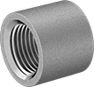 Image of Product. Female x Butt Weld. Front orientation. Pipe and Fittings. High-Pressure Aluminum Threaded Pipe Fittings, Straight Adapters, Threaded Fitting Connection, Female, Butt-Weld Fitting Connection.