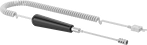 Image of Product. 1700° F Max Temperature. Front orientation. Thermocouples. Handheld Thermocouple Probes for Air , Probes with Cable, Flat-Pin Mini Thermocouple Connector, 1,700° F Maximum Temperature.