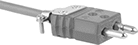 Image of Product. For Round-Pin Connector (Not Included). Front orientation. Thermocouple Connector Brackets. Strain-Relief Brackets for Thermocouple Connectors, Brackets For Cable, For Round-Pin Thermocouple Connector Sensor Connection.