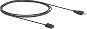 Image of Product. Straight Cable with Flat-Pin Mini Male × Female Connector. Front orientation. Thermocouple Cords. Thermocouple Cords with Connectors, Straight Cable, Flat-Pin Mini Male × Flat-Pin Mini Female Connector.
