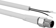 Image of Product. M8 Plug × Wire Leads. Front orientation. Metric Circular Cords. Sanitary M8 Cords, M8 Plug × Wire Leads.