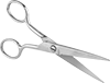 Fine-Point All-Metal Scissors