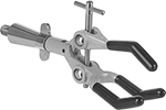 Image of Product. Front orientation. Positioning Arms. Bend-and-Stay Positioning Arms, Three-Finger Clamps.