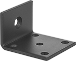 Image of Product. Front orientation. Positioning Arms. Bend-and-Stay Positioning Arms, Screw-On Right-Angle Bases.