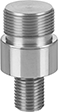 Image of Product. With Threaded Stud. Front orientation. Threaded Stud. Bend-and-Stay Positioning Arms, Thread Adapters.