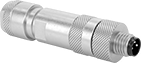 Image of Product. Front orientation. Metric Circular Connectors. M8 Connectors, Plugs, Shielded.