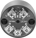 Image of Product. Front orientation. RTD Transmitters. Head Mount, Round.
