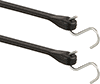 All-Weather EPDM Bungee Cords with Adjustable Straps
