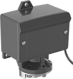 Image of Product. Style J. Front orientation. Pressure Switches. Pressure Switches, Wire Lead Connection, Style J.