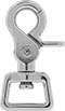 Image of Product. Front orientation. Snap Hooks. Overlapping-Arm-Locking-Latch Snap Hooks with Swivel Eye, Style 2.