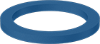 Image of Product. Front orientation. Hose Coupling Gaskets. Metal Detectable Cam-and-Groove Hose Coupling Gaskets, Buna-N.