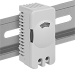 Image of ProductInUse. Adjustable Thermostat (7° F Temperature Difference). Front orientation. Thermostats. Enclosure Thermostats, Adjustable Actuation Point, 7° F Temperature Difference.
