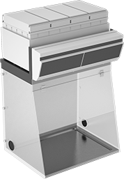 Image of Product. Front orientation. Air Purifiers. Bench-Top Hood Air Purifiers.