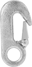 Image of Product. Style 2. Front orientation. Style 2. Load-Rated Snap Hooks with Eye.