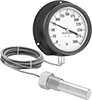 Heavy Duty Panel-Mount Thermometers with Thermowell
