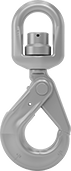 Image of Product. Side1 orientation. Hooks. Ball Bearing Swivels, For Lifting, Eye, Load-Locking Latch, Without Handle.