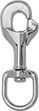 Image of Product. Style 2. Front orientation. Style 2. Slide-Bolt-Latch Snap Hooks with Swivel Eye.