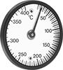 Magnetic-Back Surface-Temperature Thermometers