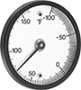 Magnetic-Back Surface-Temperature Thermometers