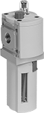 Image of Product. Front orientation. Compressed Air Lubricators. Festo Modular Compressed Air Lubricators.