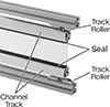 T-Slotted Framing Track Rollers
