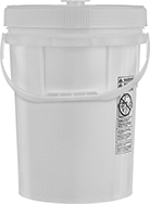 Image of Product. Bail Handle and Easy-Access Spout. Front orientation. Shipping Pails. UN-Compliant Shipping Pails with Twist-Lock Lids, Bail Handle, Easy-Access Spout.