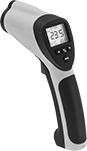 Image of Product. Front orientation. Thermometers. Infrared Thermometers with Calibration Certificate, Style B.