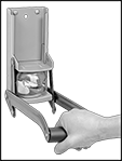 Image of ProductInUse. Front orientation. Contains Border. Crushers. Aluminum Can Crushers.