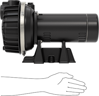 Image of Product. Side1 orientation. Contains SizingReference. Circulation Pump for Water Sprinkler, 1 hp.