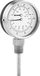 Image of Product. Front orientation. Pressure Gauges. Steam Pressure Gauges, Dual Scale, Bottom Connection.