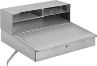 Image of Product. Front orientation. Desks. Wall-Mount Desks, Style C.