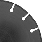Image of Product. Front orientation. ZoomedIn view. Circular Saw Blades. Circular Saw Blades for Glass and Fiberglass, Segmented Edge.