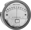 Image of Product. Front orientation. Differential Pressure and Vacuum Gauges. Differential Pressure and Vacuum Gauges.