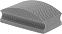 Image of Product. Front orientation. Sandpaper. Sanding Sponges for Masonry, Ceramics, and Composites.