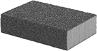 Image of Product. Front orientation. Sandpaper. Sanding Sponges, Flat.