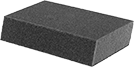 Image of Product. Front orientation. Sandpaper. Sanding Sponges, Angled.