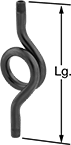 Image of Product. Front orientation. Contains Annotated. Gauge Siphon Tubes. Style C.