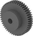 Image of Product. Front orientation. Worm Gears. Plastic Worm Gears.