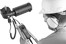 Image of ProductInUse. Front orientation. Contains MultipleImages. Grease Dispenser Monitors.