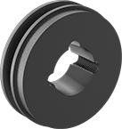 Image of Product. Front orientation. V-Belt Drive Pulleys. Taper-Lock Bushing-Bore V-Belt Drive Pulleys, 1 Groove.