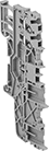 Image of Product. Front orientation. Terminal Blocks. Quick-Connect Plug-and-Socket Modular DIN-Rail Mount Terminal Blocks, Sockets with Spring-Clamp Terminals.