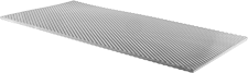 Image of Product. Front orientation. Vibration-Damping Pads. Oil-Resistant Buna-N, Rectangle, Crisscross Texture, Solid.