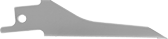 Image of Product. Front orientation. Reciprocating Saw Blades. Reciprocating Saw Blades for Plunge Cuts in Metal.
