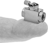 Miniature Threaded On/Off Valves for Chemicals